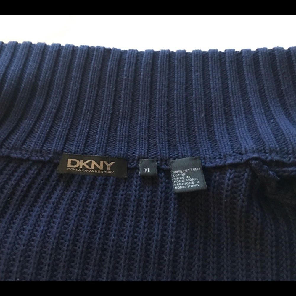 Deny Mens Ribbed Knit Zipper Front Cardigan - Picture 5 of 5